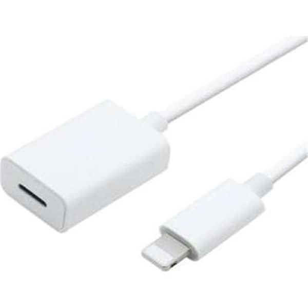 4Xem 3 ft. 1M 8Pin Lightning Male 8Pin Lightning Female Extension Cable - White 4XLIGHTNINGMF - main